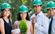 Group participating in an environmental activity